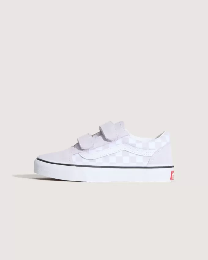 Chaussures Old Skool V à motif damier pour petits enfants