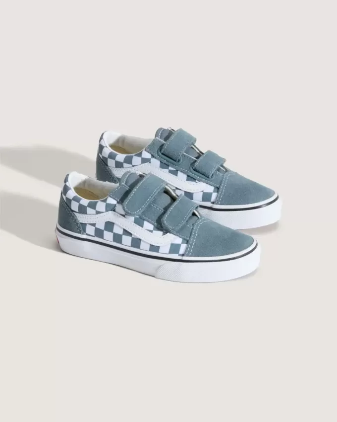 Chaussures Old Skool V à motif damier pour petits enfants