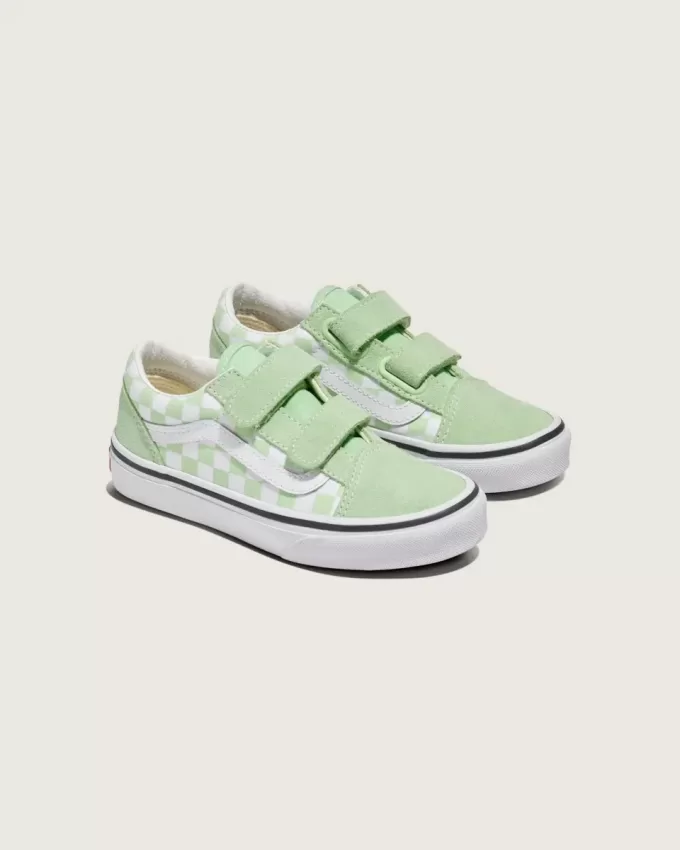 Chaussures Old Skool V à motif damier pour petits enfants
