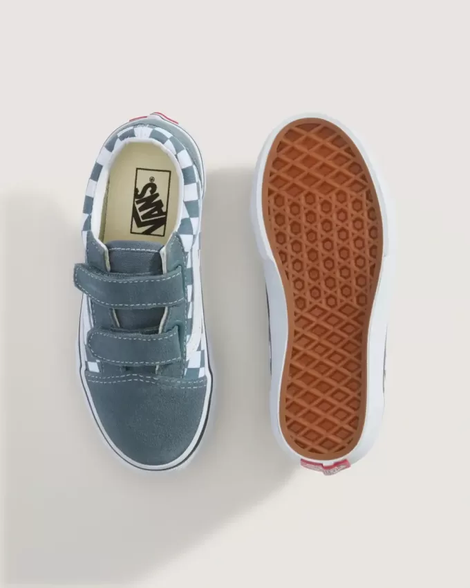 Chaussures Old Skool V à motif damier pour petits enfants