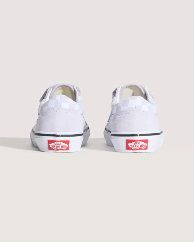 Chaussures Old Skool V à motif damier pour petits enfants