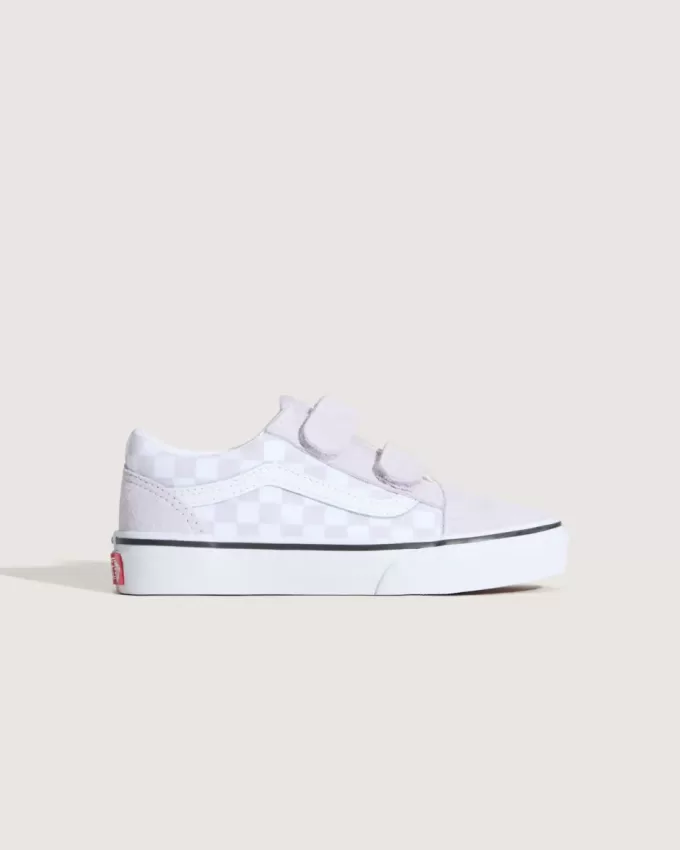 Chaussures Old Skool V à motif damier pour petits enfants