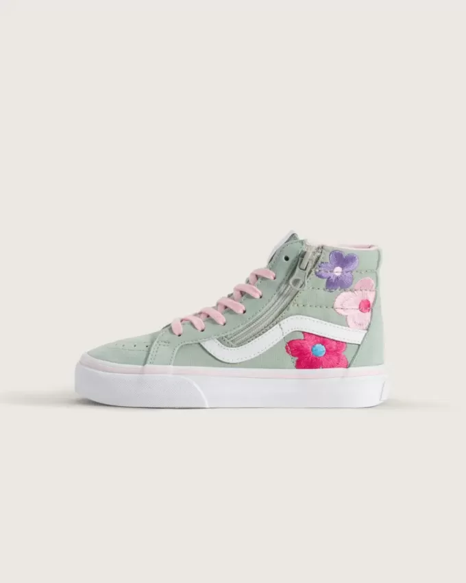 Chaussures Sk8-Hi à fermeture éclair latérale pour petits enfants