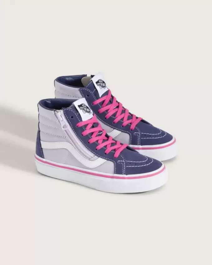 Chaussures Sk8-Hi à fermeture éclair latérale pour petits enfants