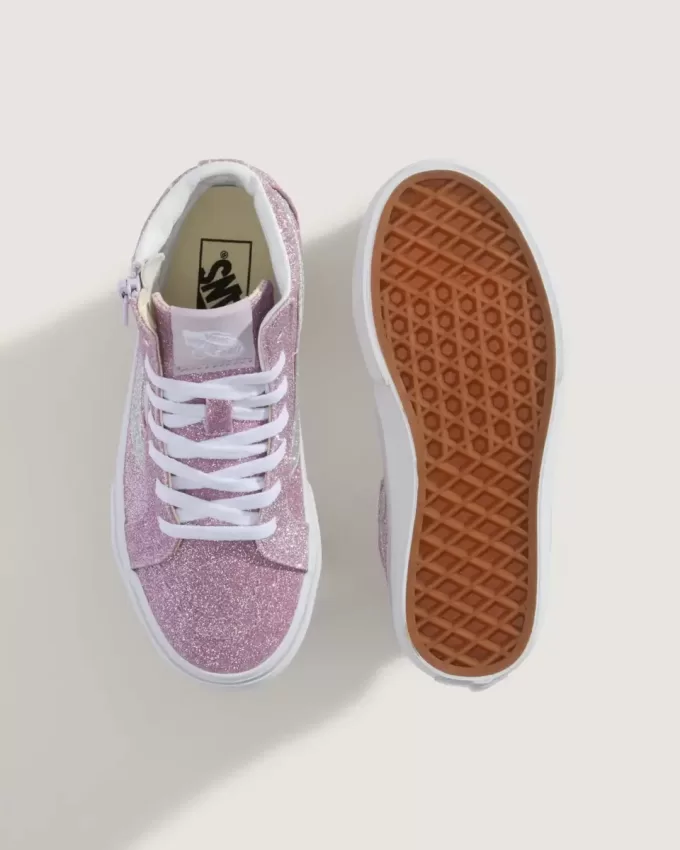 Chaussures Sk8-Hi à fermeture éclair latérale pour petits enfants