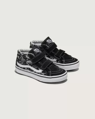 Chaussures Sk8-Mid Reissue V Skeleton pour petits enfants