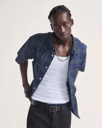 Chemise boutonnée à carreaux Lawson