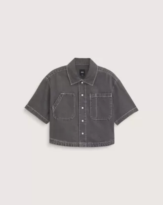 Chemise boutonnée en jean Natalie