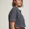 Chemise boutonnée en jean Natalie