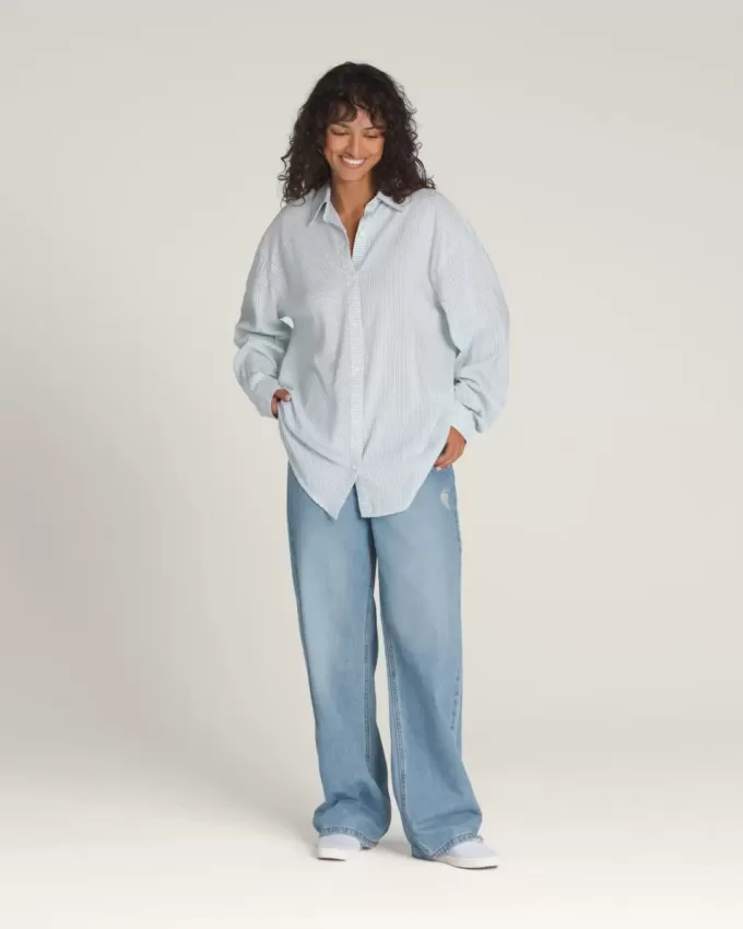 Chemise boutonnée rayée Gillian