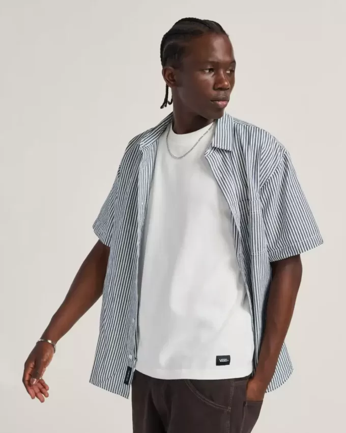 Chemise boutonnée à rayures Lawson