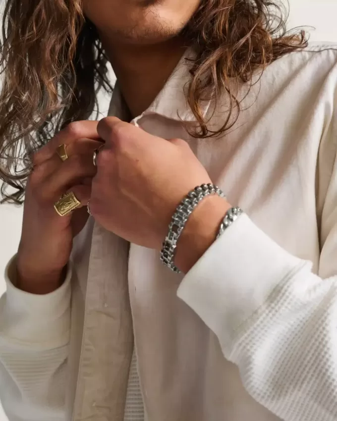 Chemise tissée à carreaux Kessler