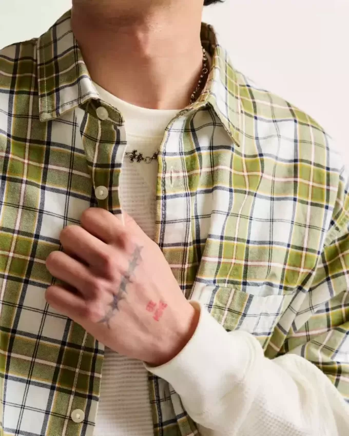 Chemise tissée unie Lawson