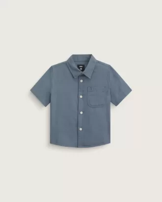 Chemise tissée unie Lawson pour petits enfants
