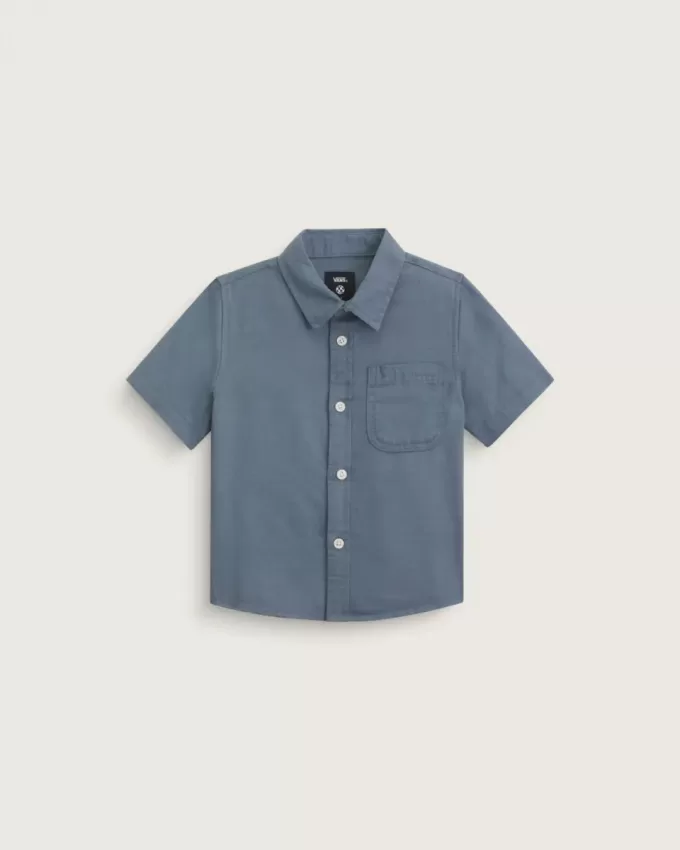 Chemise tissée unie Lawson pour petits enfants