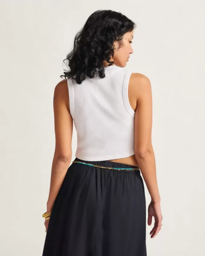 Débardeur côtelé Drew