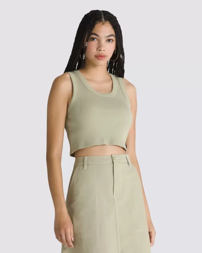 Débardeur côtelé Drew