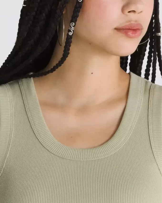 Débardeur côtelé Drew