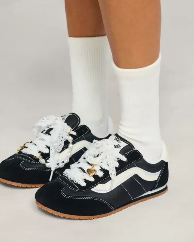 Ensemble de breloques pour chaussures Vans avec perles et lacets