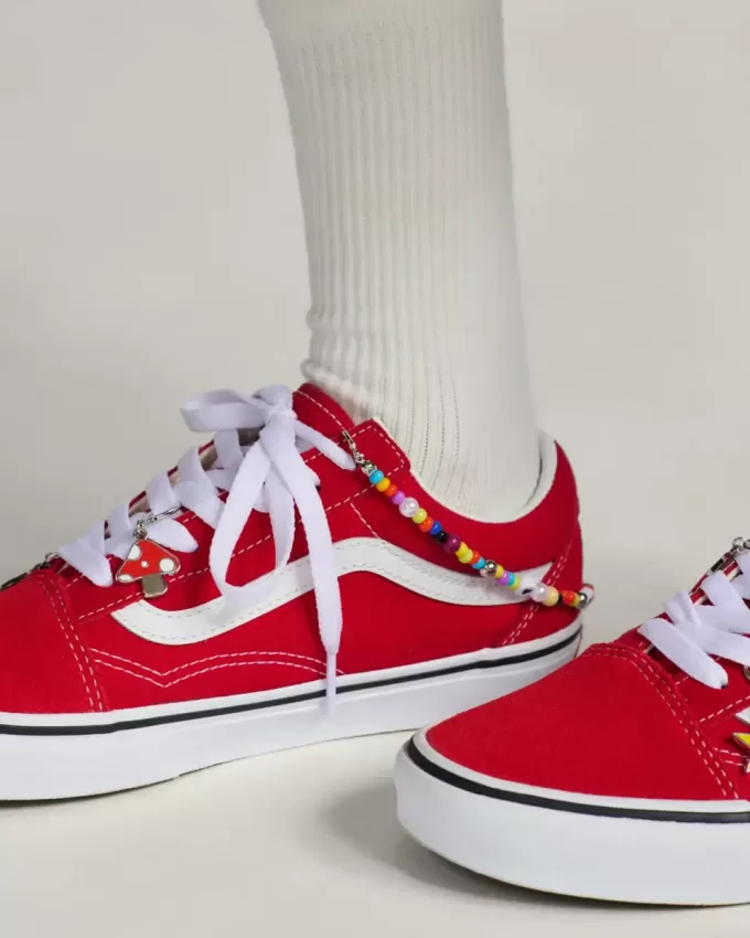 Ensemble de breloques pour chaussures Vans en perles