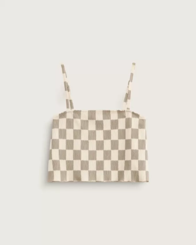Haut caraco à damier Wren