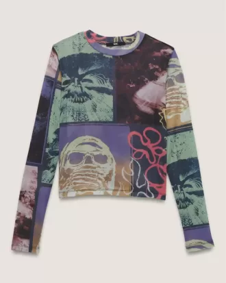 Haut à manches longues en maille Ludlow