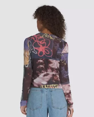 Haut à manches longues en maille Ludlow