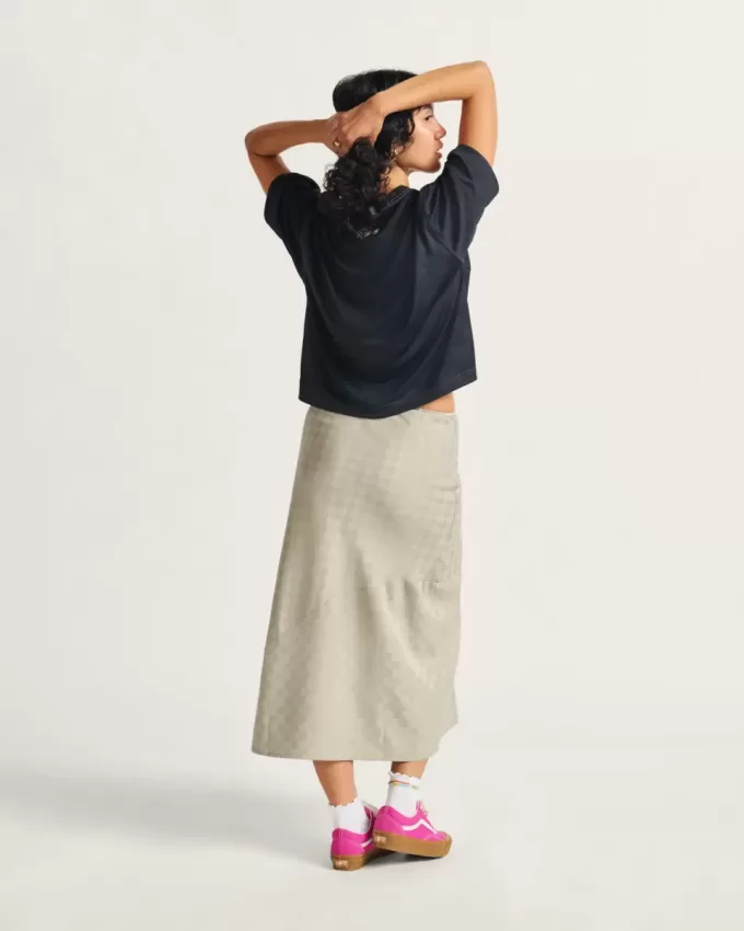 Jupe à damier Diana Column