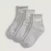 Lot de 3 paires de chaussettes mi-mollet classiques pour enfants