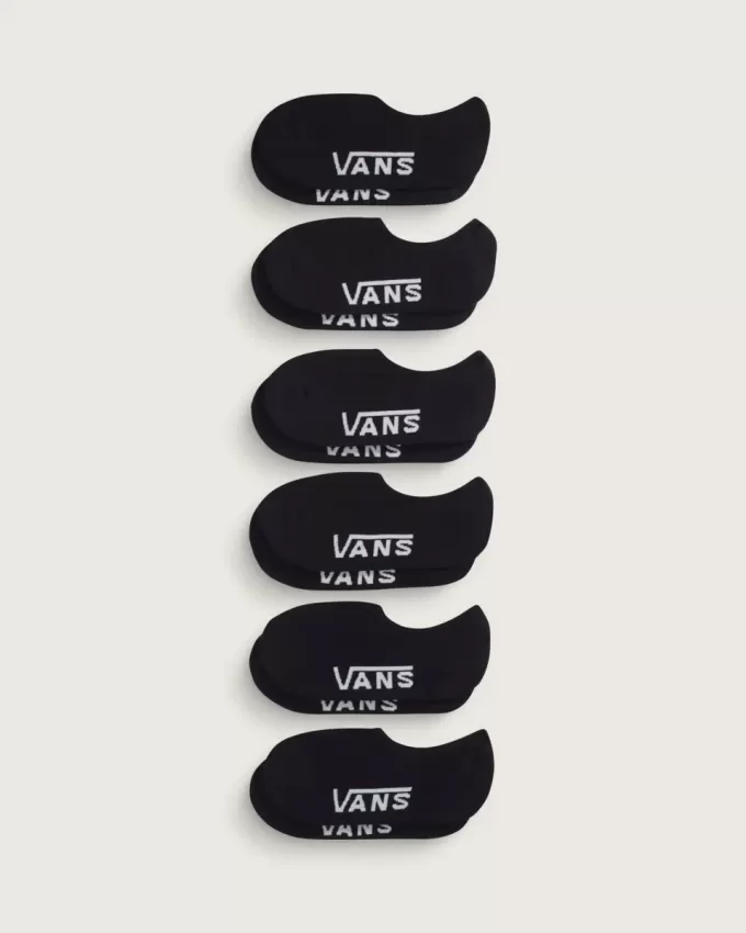 Lot de 6 paires de chaussettes classiques invisibles