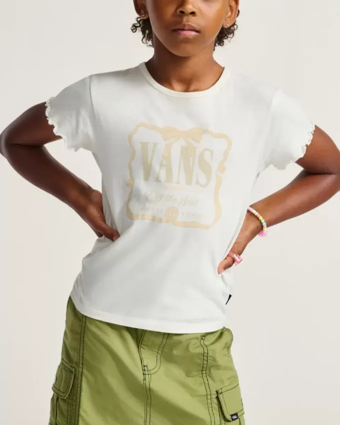 Mini-t-shirt à nœud et ruban pour enfants
