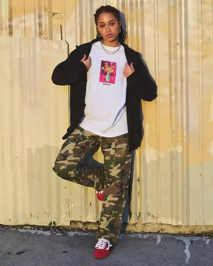 Pantalon cargo ample fuselé anti-déchirure Fatigue