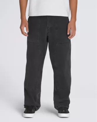 Pantalon en denim utilitaire ample de skate