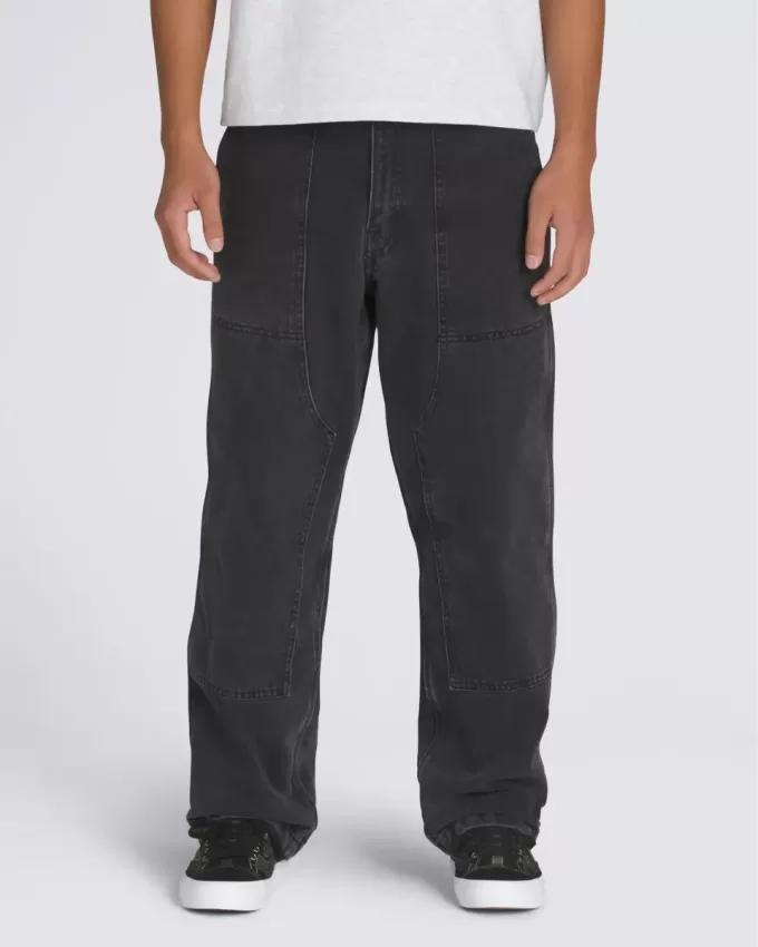 Pantalon en denim utilitaire ample de skate