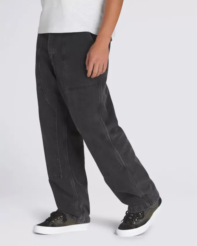 Pantalon en denim utilitaire ample de skate