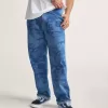 Pantalon en jean ample Check-5