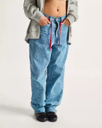 Pantalon en jean ample Check-5 Blaze