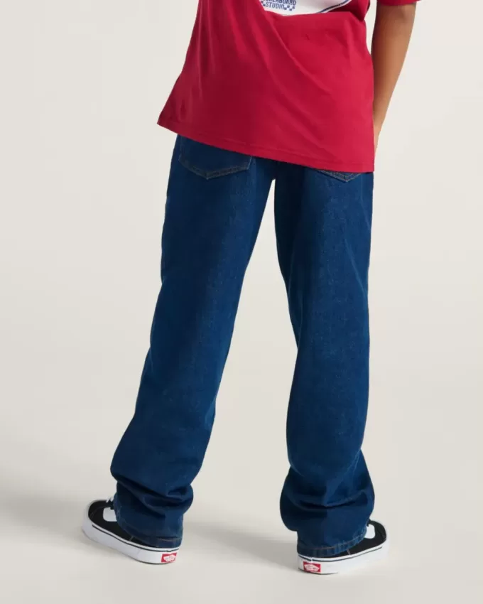 Pantalon en jean ample Check-5 pour enfants