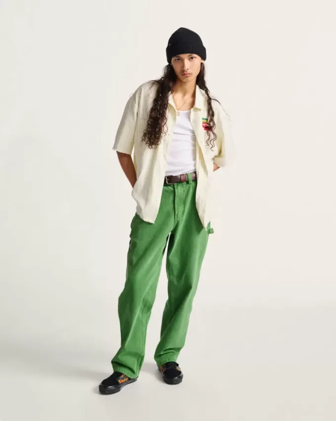 Pantalon en jean ample pour charpentier