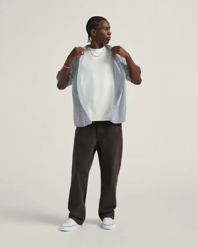 Pantalon en jean ample Skate Check-5