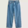 Pantalon en jean baggy Check-5