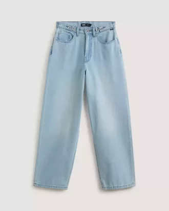 Pantalon en jean baggy Check-5