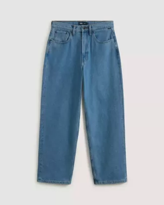 Pantalon en jean baggy Check-5