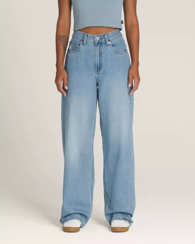 Pantalon Puddle en denim à 5 poches Sirelle