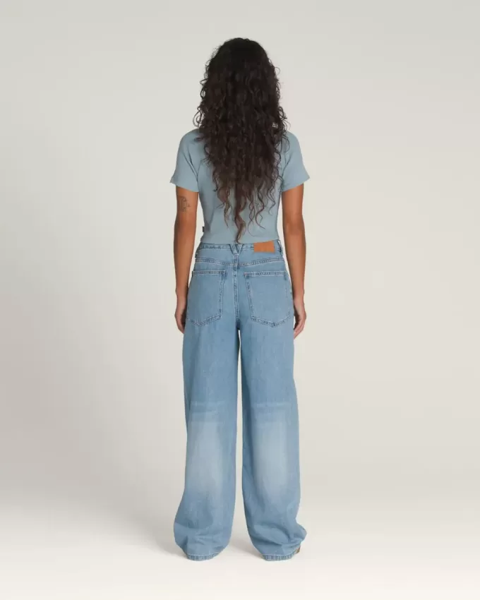Pantalon Puddle en denim à 5 poches Sirelle