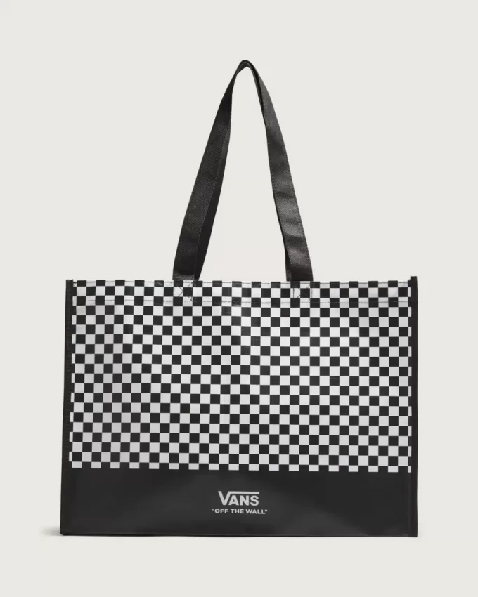 Sac fourre-tout réutilisable à damier