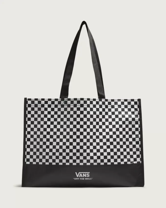 Sac fourre-tout réutilisable à damier