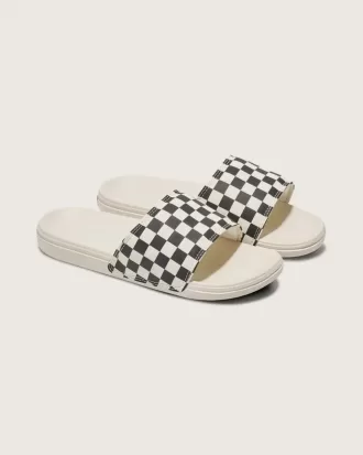 Sandale à enfiler à damier La Costa