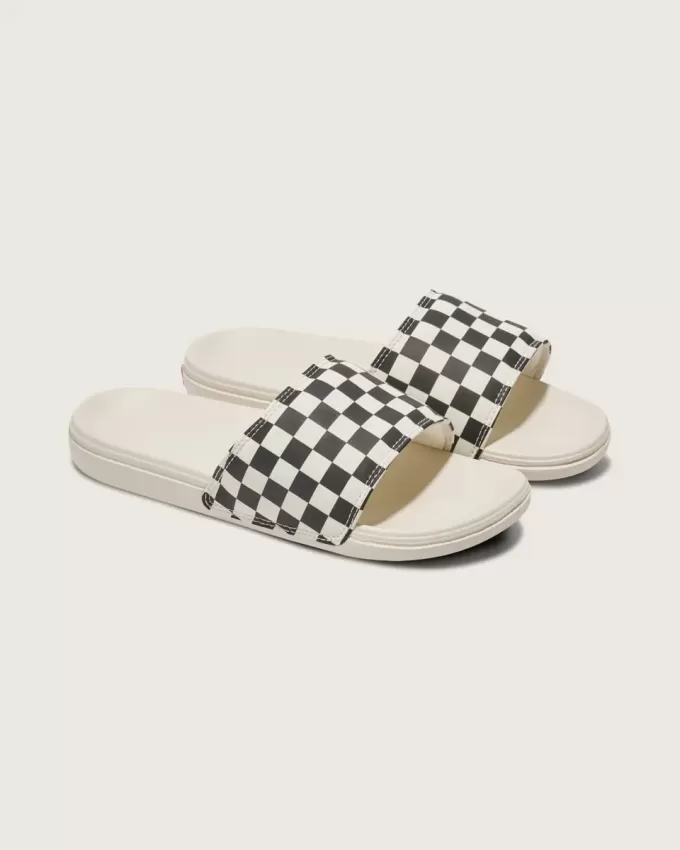 Sandale à enfiler à damier La Costa