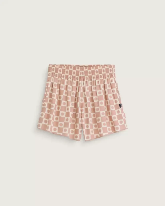 Short à carreaux ensoleillés